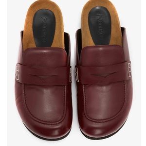 JW Anderson Dark Wine Colored Mules